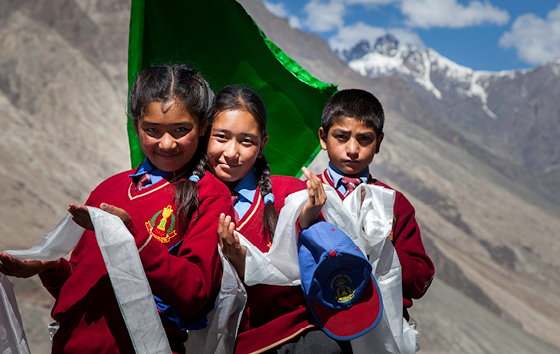 nubra2 Kinder der Lamdon School, Diskit