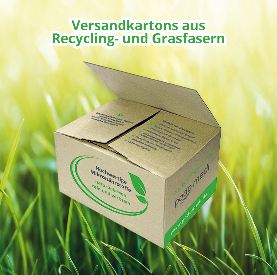 Recylingfähige Versandkartons